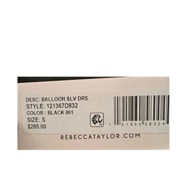 REBECCA Taylor Bodycon Jewel Neckline Short Puff Sleeve Mini Cocktail Dress NEW - Picture 11 of 11